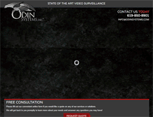 Tablet Screenshot of odinsystems.com